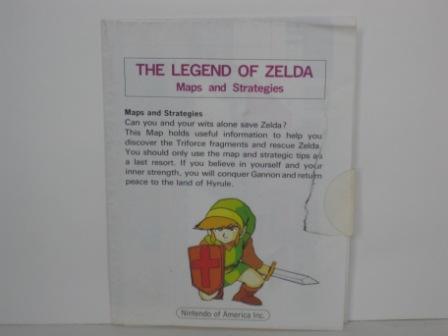 Legend of Zelda, The (Map ONLY) - NES Manual